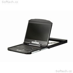 Aten 1U Ultra Short Depth Single Rail WideScreen L