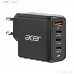 ACER 100W PD GaN charger - black, 3x USB Type-C + 