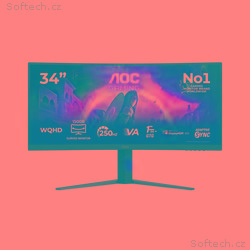 AOC LCD herní CU34G4ZCA 34" zakřivený VA, 3440x144