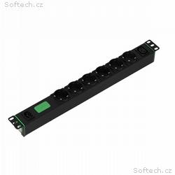 APC Easy PDU Basic 1U 10A 230V C14-> (6)Schuko (1)