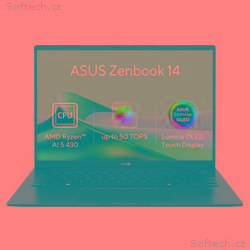 ASUS Zenbook 14 - Ryzen AI 5 430, 16GB, 512GB SSD,