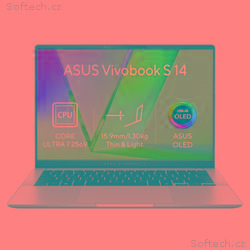ASUS Vivobook S14 - Ultra 7 256V, 16GB, 512GB SSD,