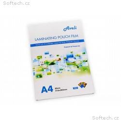 Laminovací fólie AVELI A4, 160mic (2x80), lesklé