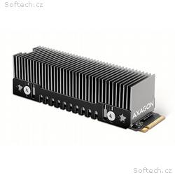 AXAGON CLR-M2XT, hliníkový pasivní chladič pro jed