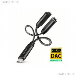 AXAGON ADA-HCPD, USB-C na 3.5mm jack - Hi-Res DAC 