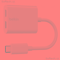 Belkin USB-C adaptér, rozdvojka - USB-C napájení +