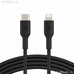 Belkin Lighting to USB-C kabel, 2m, černý