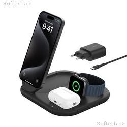 Belkin BOOST CHARGE™ Qi2 15W 3v1 Magnetický nabíje