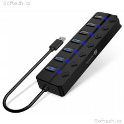 CONNECT IT Mighty Switch 2 USB-A hub, (4xUSB-A 3.0