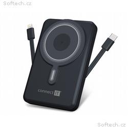 CONNECT IT 10000 mAh bezdrátová Powerbanka 1xUSB-C
