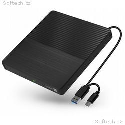 CONNECT IT 3v1 SlimDrive Externí CD, DVD mechanika