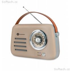 CONNECT IT Hyperbass RetroBEAT FM rádio a bezdráto