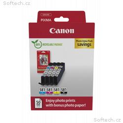 Canon cartridge INK CLI-581 BK, C, M, Y PHOTO VALU