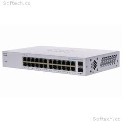 Cisco CBS110 Unmanaged 24-port GE, 2x1G SFP Shared