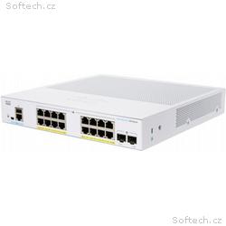 Cisco CBS350 Managed 16-port GE, PoE, 2x1G SFP - R