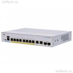 Cisco CBS350 Managed 8-port GE, PoE, 2x1G Combo - 