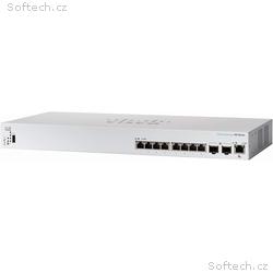 Cisco CBS350 8XT-EU - 6x10GbE, 2x10GbE, SFP+combo 