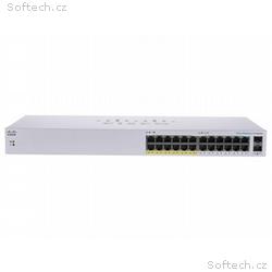 Cisco CBS110-24PP (24xGbE, 2xGbE, SFP combo, 12xPo