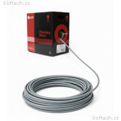 C-TECH Eth kabel UTP drát CCA c5e 305m, šedá