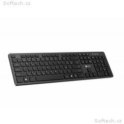 C-TECH klávesnice KB-115 bezdrátová 2.4Ghz USB, sl