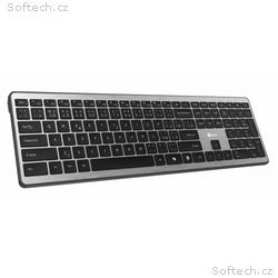 C-TECH klávesnice Quallis KB-118 Dual mode, bezdrá