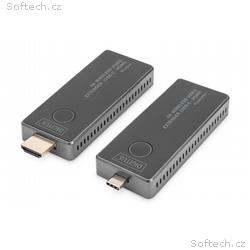 DIGITUS DS-55324 4K Wireless Video Extender Set, 3