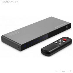 DIGITUS 5x1 HDMI Switch, 8K, 60Hz (4:4:4), HDR, HD