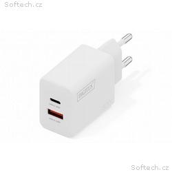 DIGITUS USB Nabíječka GaN 30W, 1x USB-C, 1x USB-A