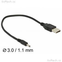 Delock Cable USB Type-A Plug Power > DC 3.0 x 1.1 