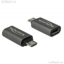 Delock Adaptér USB 2.0 Micro-B samec na USB Type-C