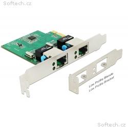 Delock PCI Express Karta > 2 x Gigabit LAN