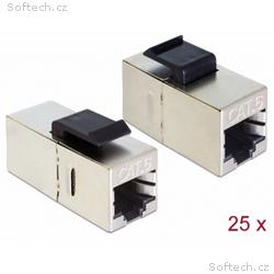 Delock Keystone Modul RJ45 jack > RJ45 jack Cat.6 