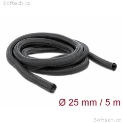 Delock Samouzavírací pletené opláštění 5 m x 25 mm