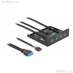 Delock 3.5” USB 3.2 Gen 1 přední panel 2 x USB Typ