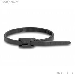 Delock Kabelový úvazek s plochou hlavou, D 205 x Š