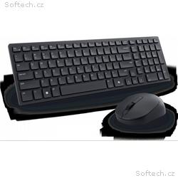Dell tichá klávesnice a myš - KM555 - CZ, SK (QWER