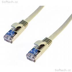 DATACOM Patch cord UTP CAT6 0,25m šedý FLAT plochý