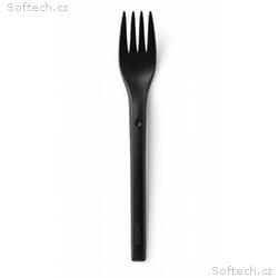 REFORK - Vidlička z přírodního materiálu, black, 2