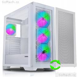 EVOLVEO Ptero Q2W+, 2x čelní panel: sklo, mřížka,