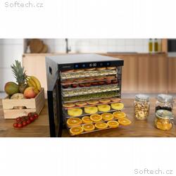 Salente QuickDry, sušička ovoce, nerez, 10 nerezov