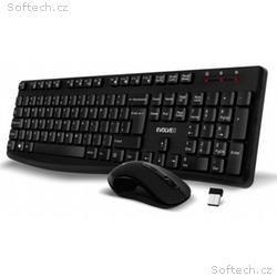 EVOLVEO K1050, bezhlučný set bezdr. klávesnice a m