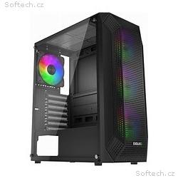 EVOLVEO Xenon, skříň ATX, 4x ARGB ventilátor 120mm