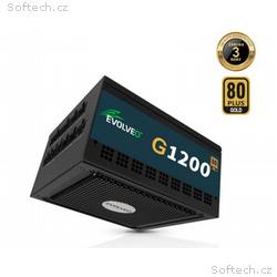 EVOLVEO G1200 zdroj 1200W, 80+ GOLD, ATX 3.1, PCIe
