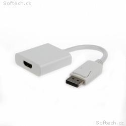 GEMBIRD Kabel red. Displayport na HDMI, M, F, bílá