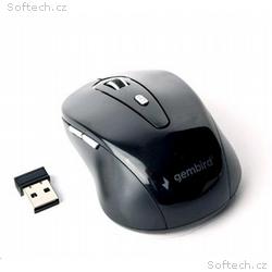 GEMBIRD Myš MUSW-6B-01, černá, bezdrátová, USB nan