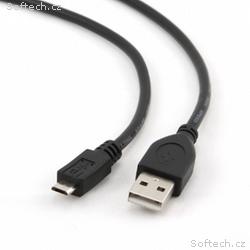GEMBIRD Kabel USB A Male, Micro USB Male 2.0 Black