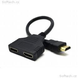 GEMBIRD Dat přepínač HDMI splitter, pasivní, kabel