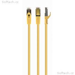 GEMBIRD Patch kabel S, FTP Cat. 6A LSZH, žlutý, 10