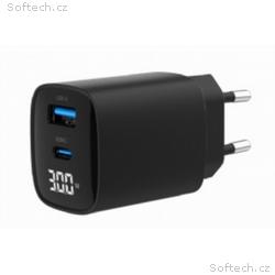 GEMBIRD, Nabíječka USB, 2x port, 30W, rychlé nabíj