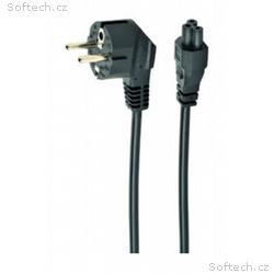 GEMBIRD Kabel síťový 1 m napájecí (C5), VDE